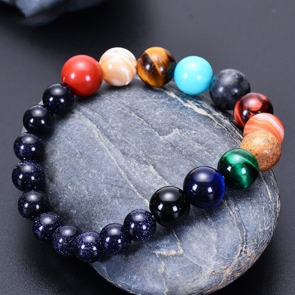 Bracelet en pierre naturelle de différentes couleurs