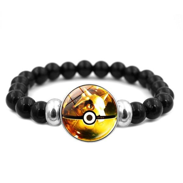 Bracelet Pokémon Osselait en perles noires