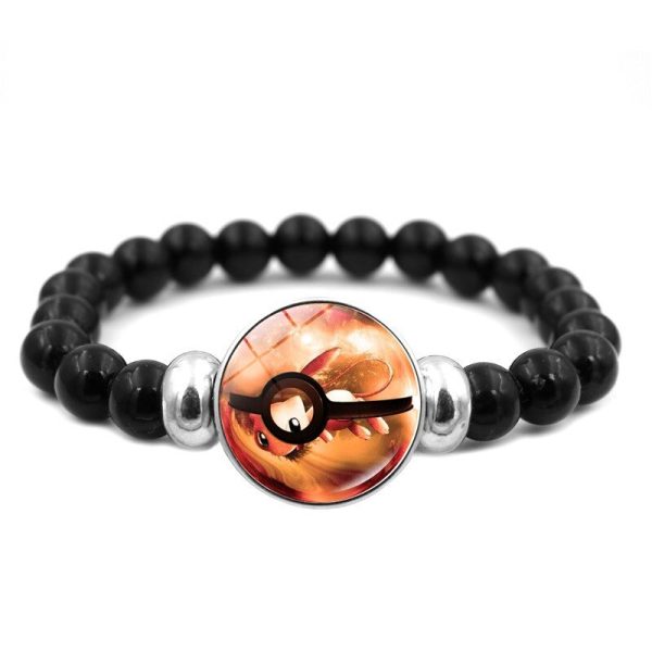 Bracelet Pokémon Mew en perles noires