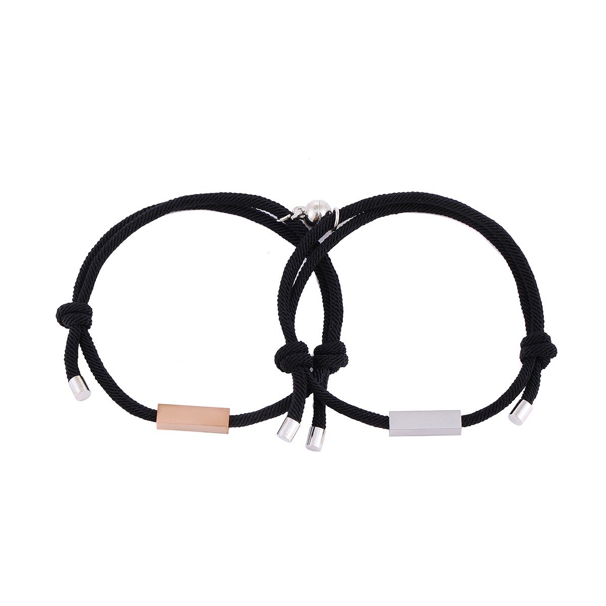 Bracelets couple cordon or ou argent ETERNELS