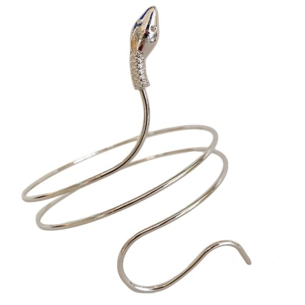 Bracelet serpent manchette ajustable