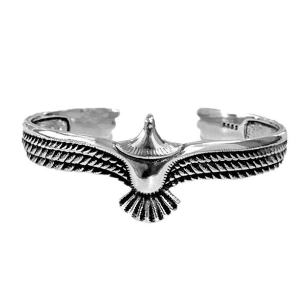 Bracelet viking aigle en métal